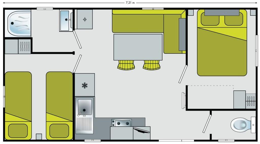 Mobil-Home 4 Pers Dans Camping 4 Etoiles La Palmyre Exteriér fotografie